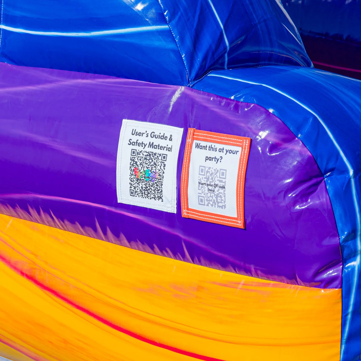 18ft Grey Surge Dual Lane Slide