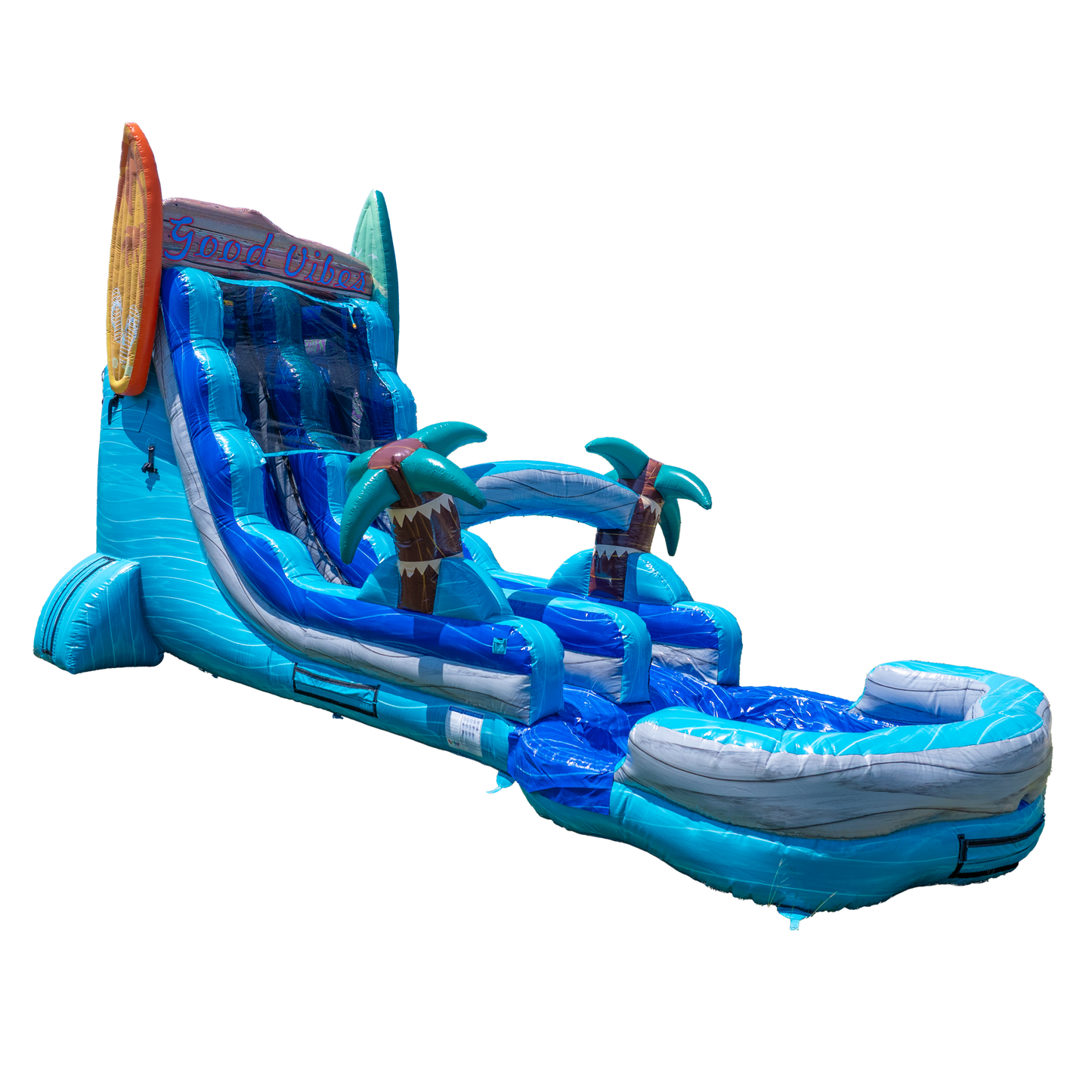 20FT Good Vibes Single Lane Slide