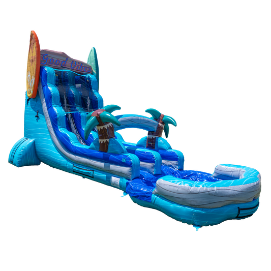 20FT Good Vibes Single Lane Slide