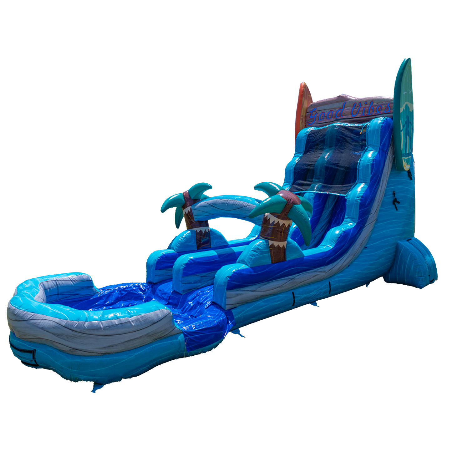 20FT Good Vibes Single Lane Slide