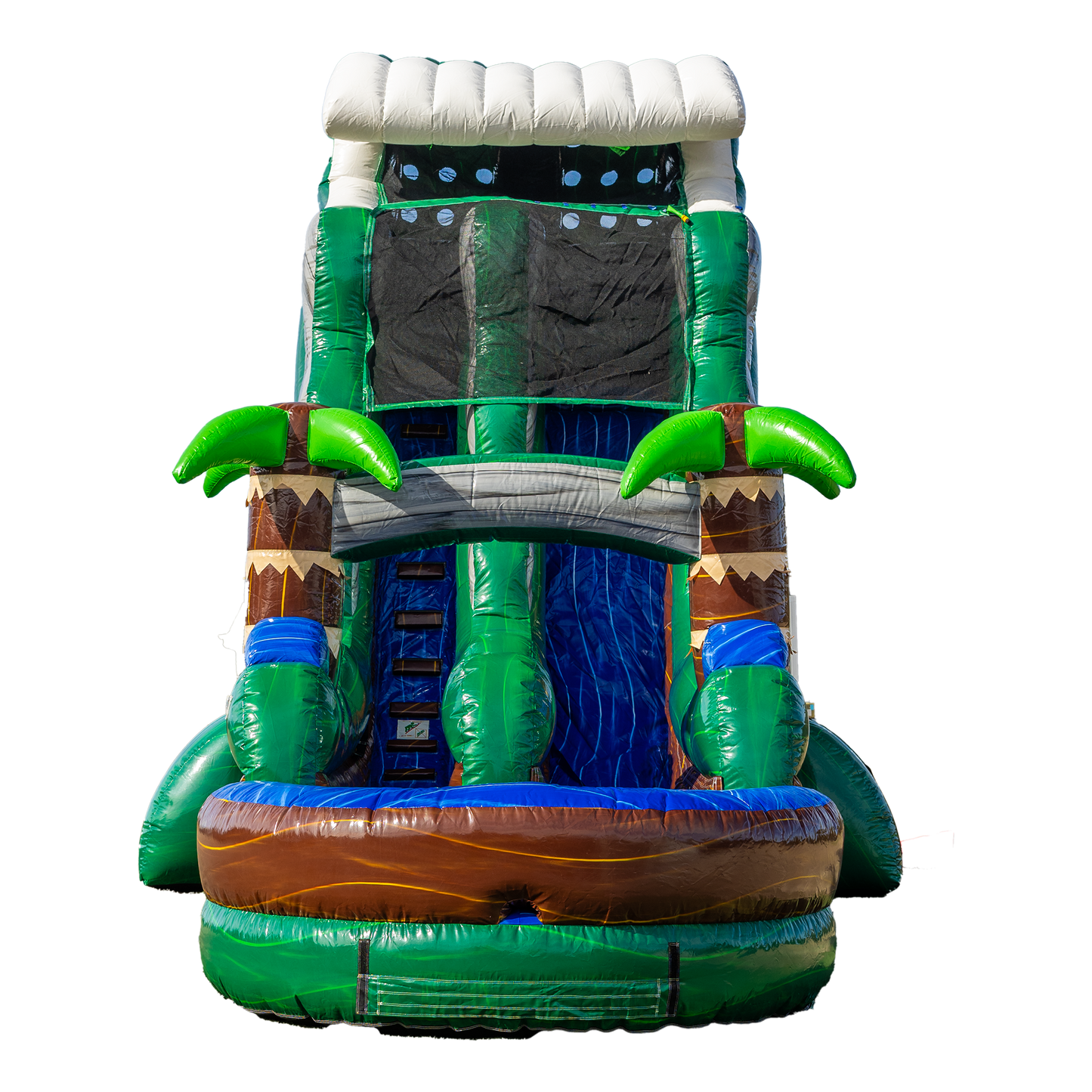 18Ft Emerald Tsunami Single Lane Slide