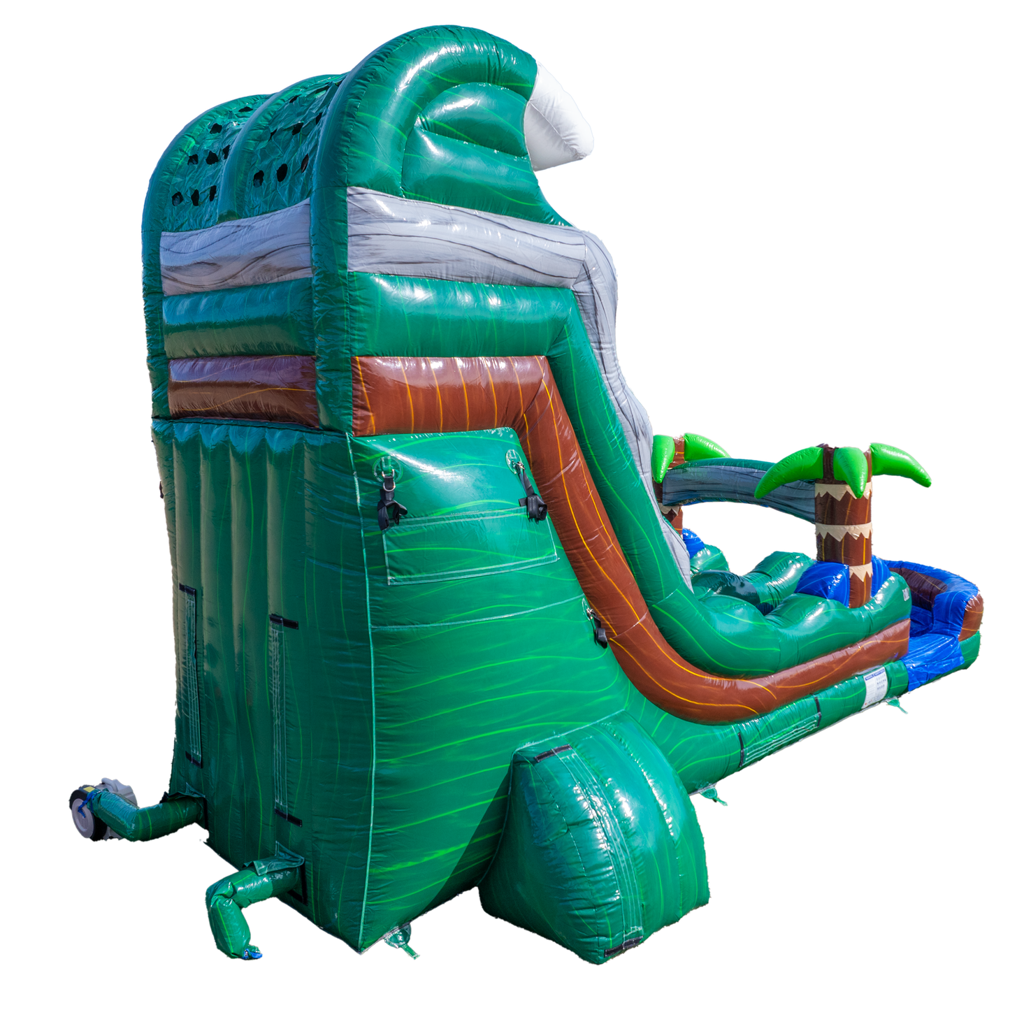 18Ft Emerald Tsunami Single Lane Slide