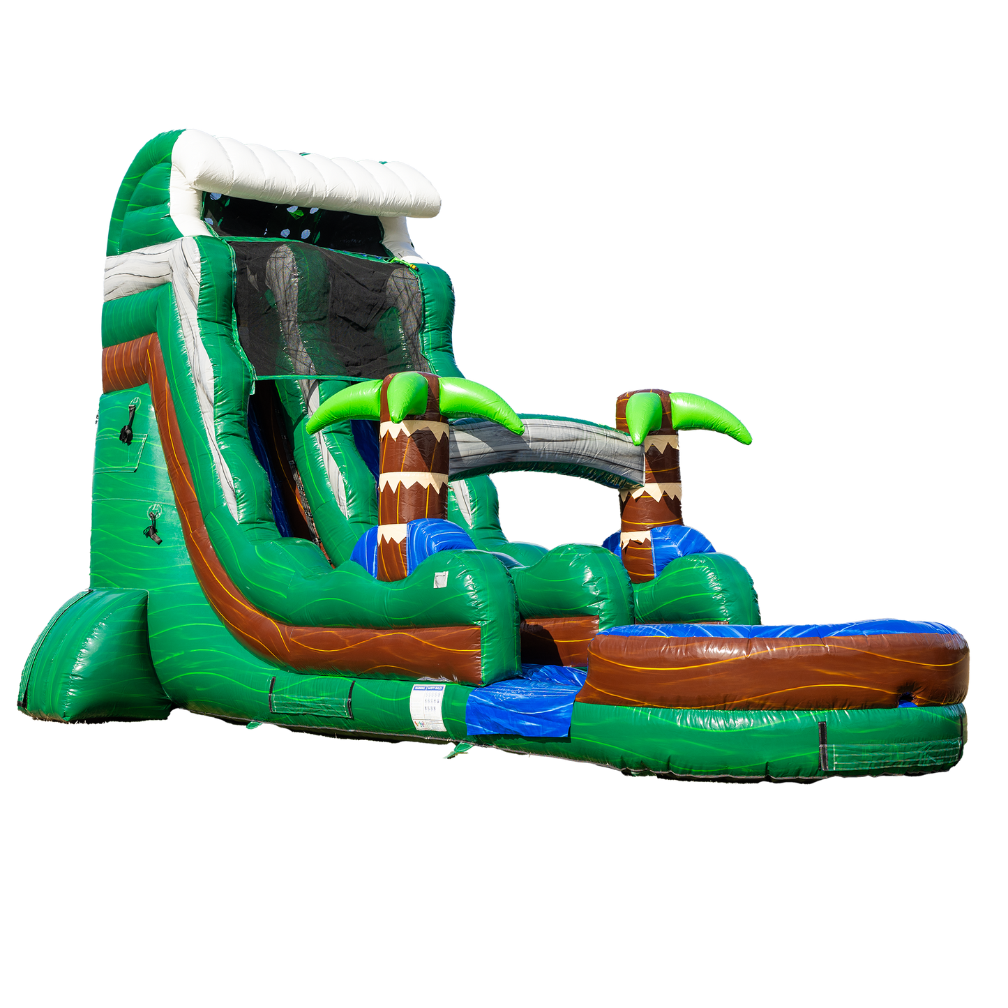 18Ft Emerald Tsunami Single Lane Slide