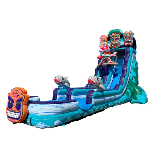 22FT Tiki Tovi's Single Lane Slide