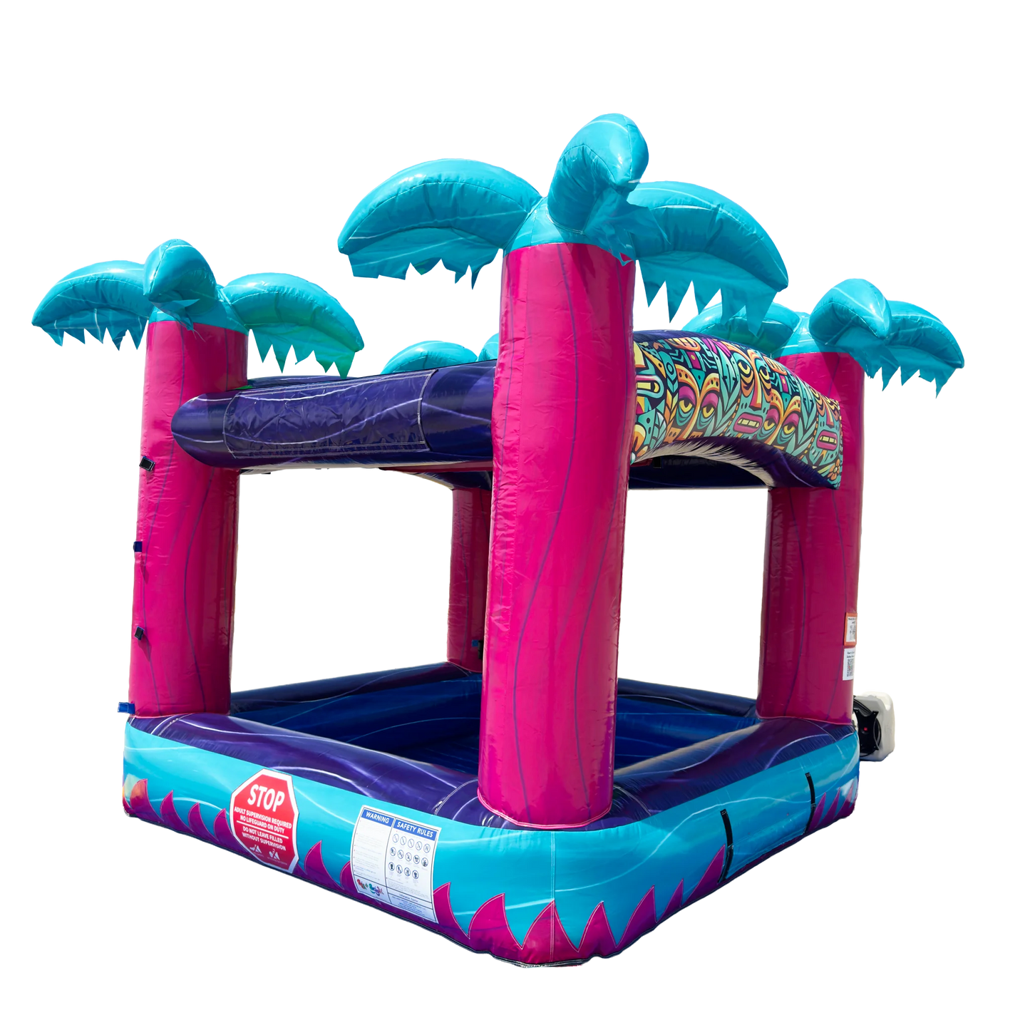 Teal Rippling Rush Splash Pool