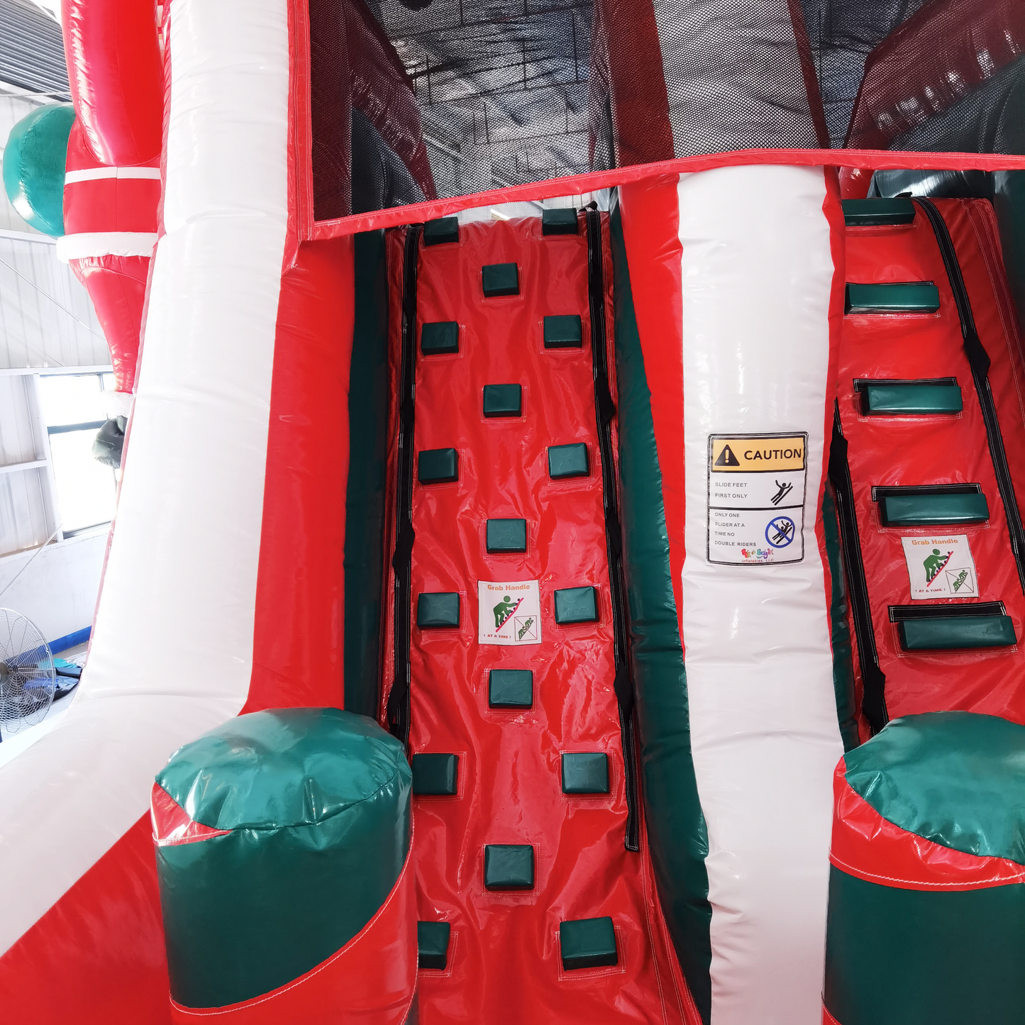 xmas inflatable obstacle course