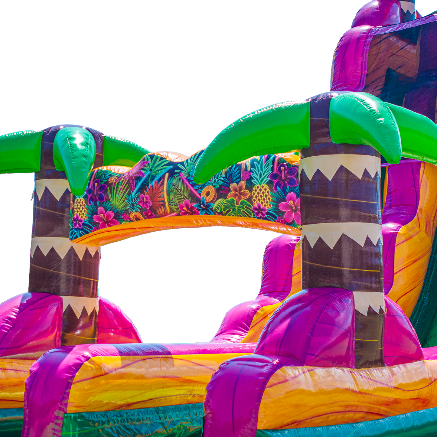 22FT Magenta Single Lane Slide