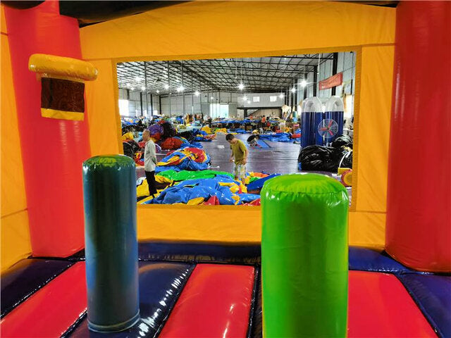 Rainbow Castle Bouncer RainbowCastleBouncer-Indoor - Big and Bright Inflatables