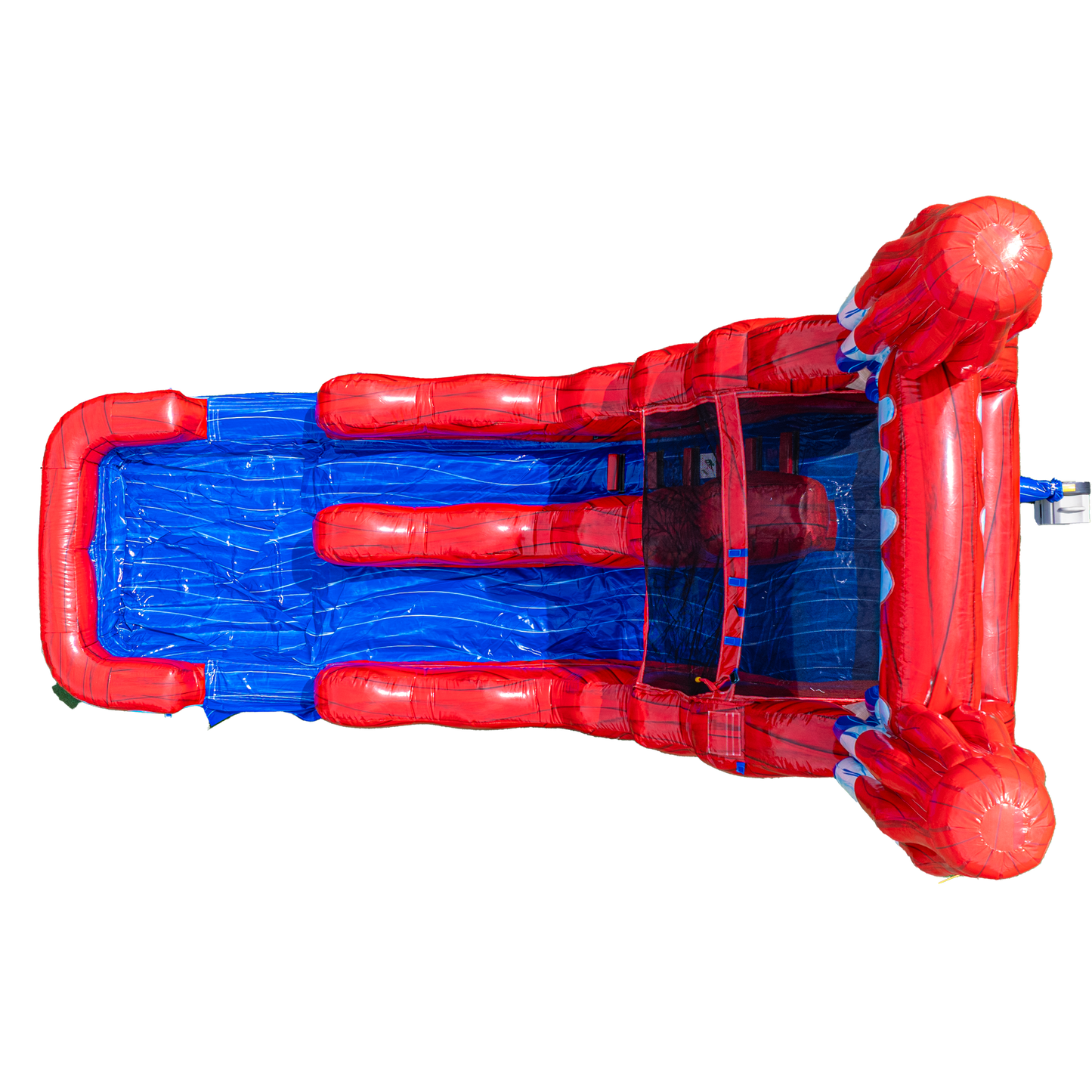 14FT Red White and Cool Popsicle Single Lane Slide