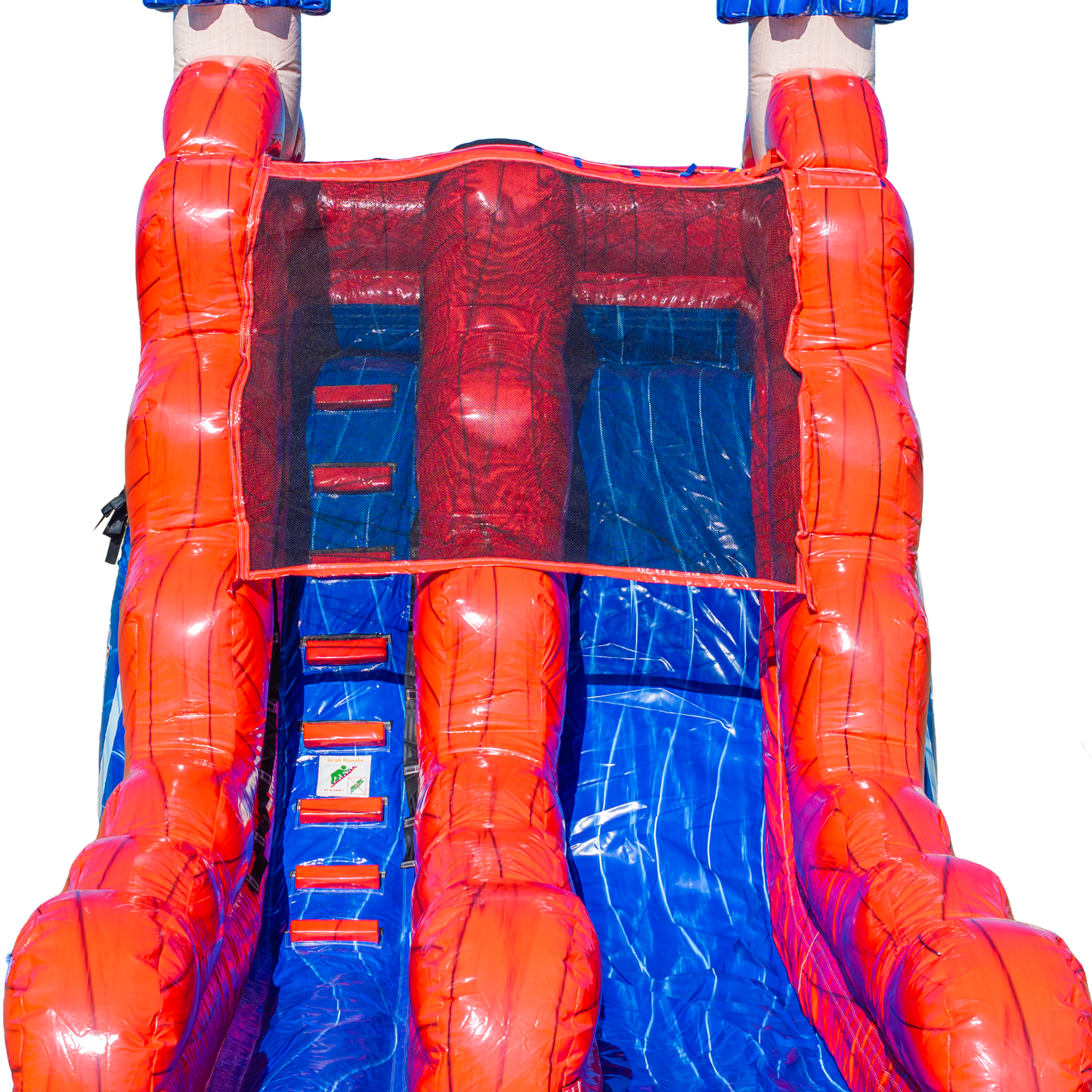 16FT Red, White and Cool Popsicle Single Lane Slide