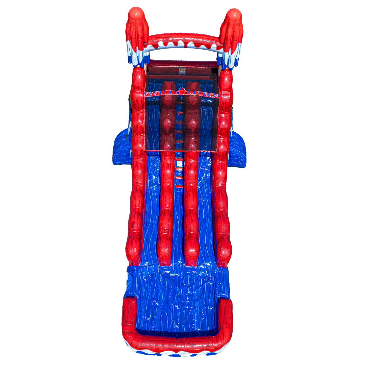 18FT Red White and Cool Popsicle Dual Lane Slide