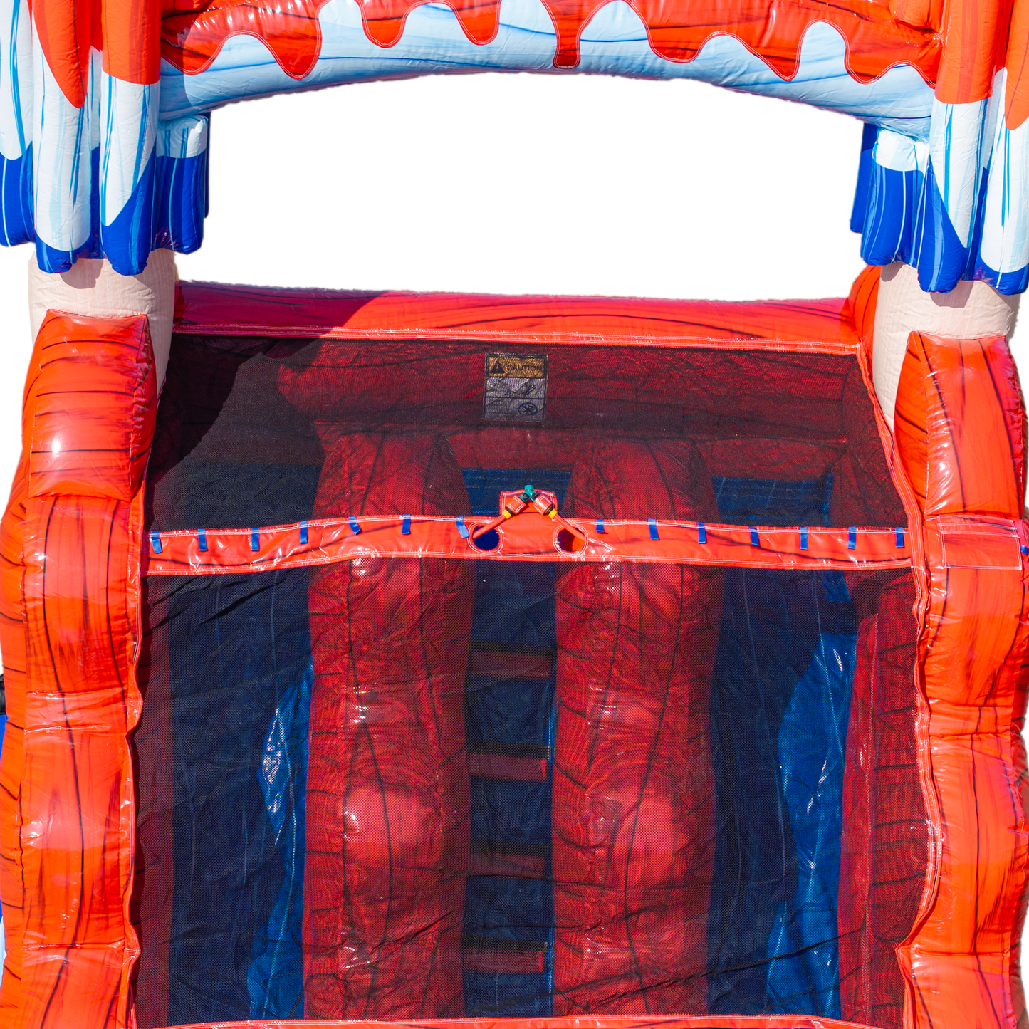 16FT Red White and Cool Popsicle Dual Lane Slide