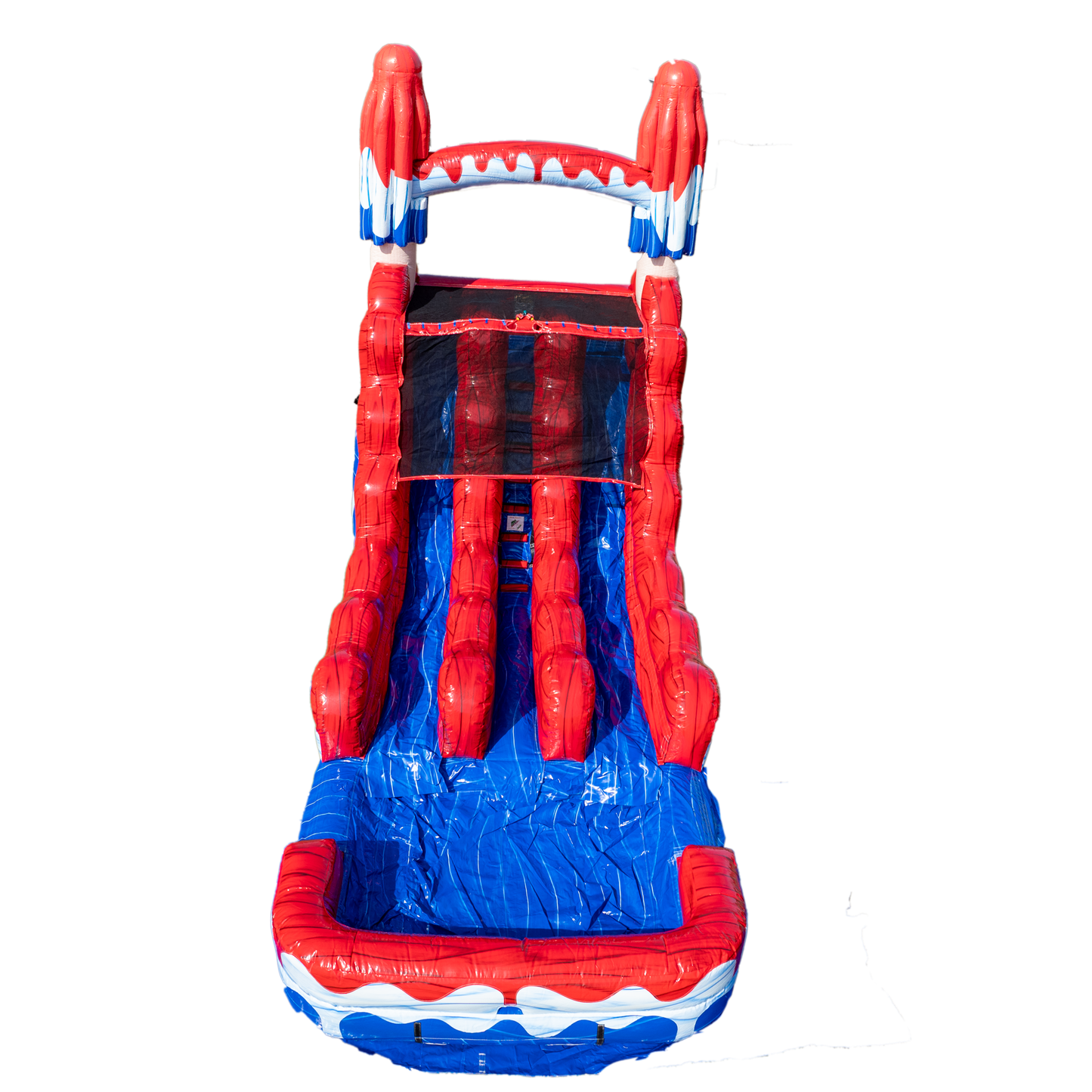 16FT Red White and Cool Popsicle Dual Lane Slide