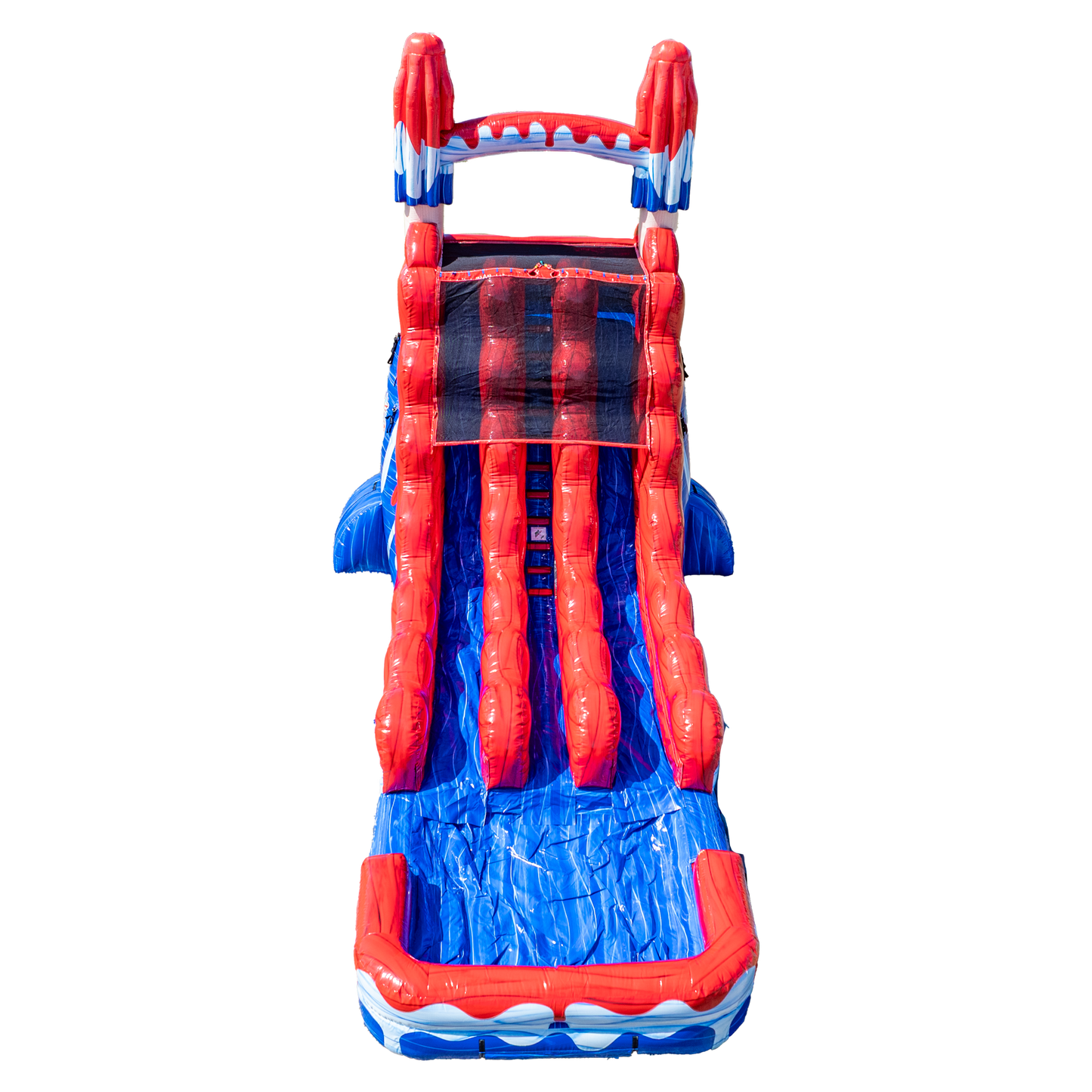 20FT Red White and Cool Popsicle Dual Lane Slide