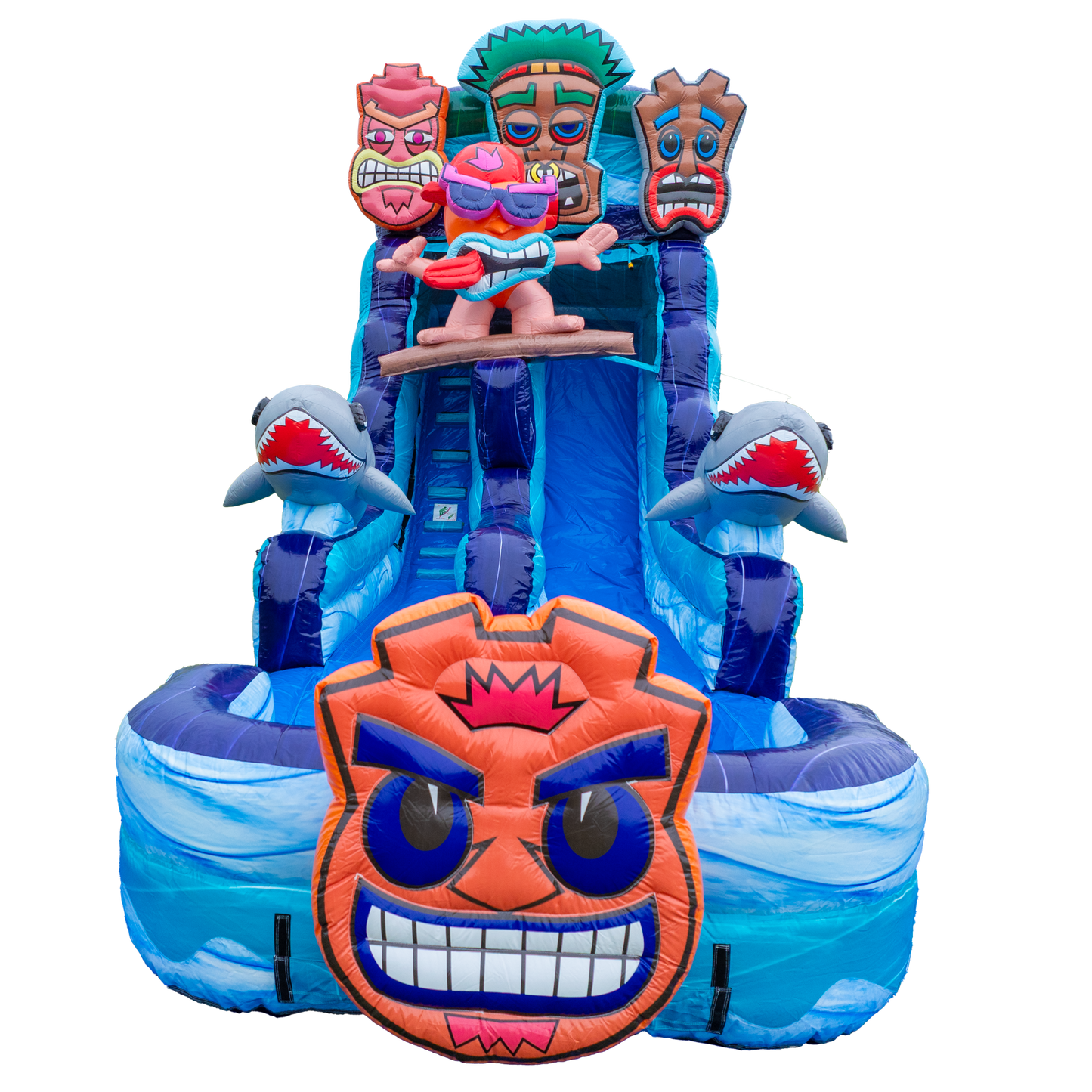 16FT Tiki Tovi's Single Lane Slide