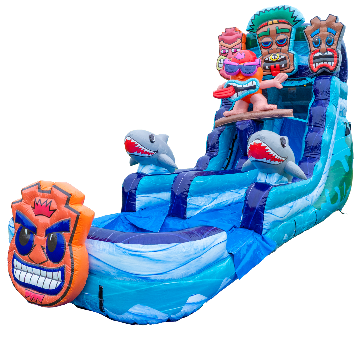 16FT Tiki Tovi's Single Lane Slide