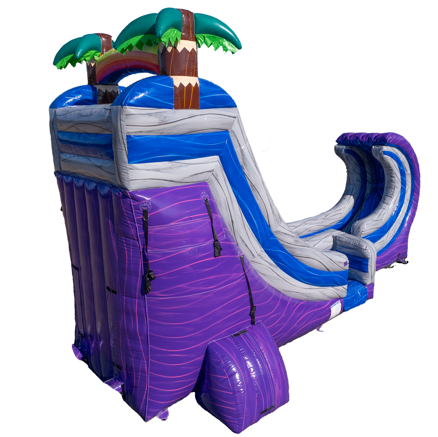 20FT Tropical Wave Single Lane Slide