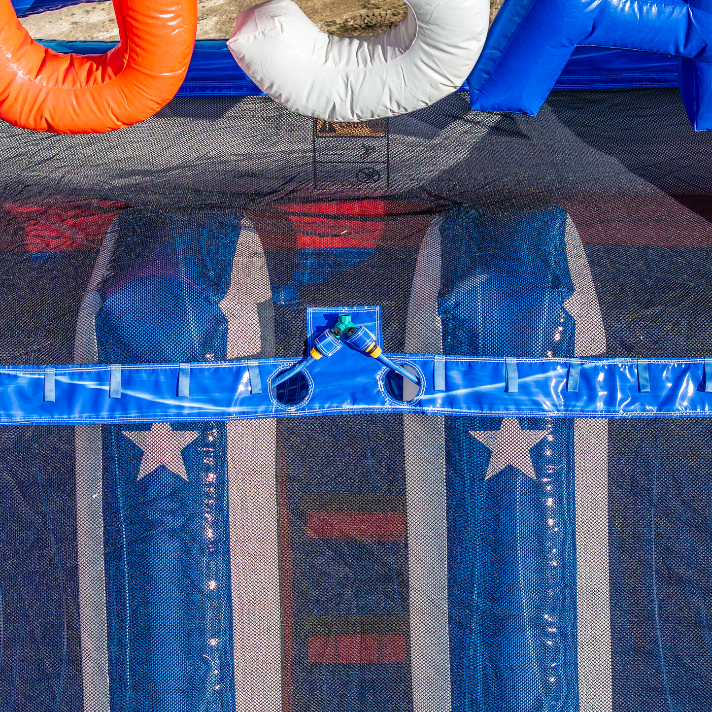 18FT USA Dual Lane Slide