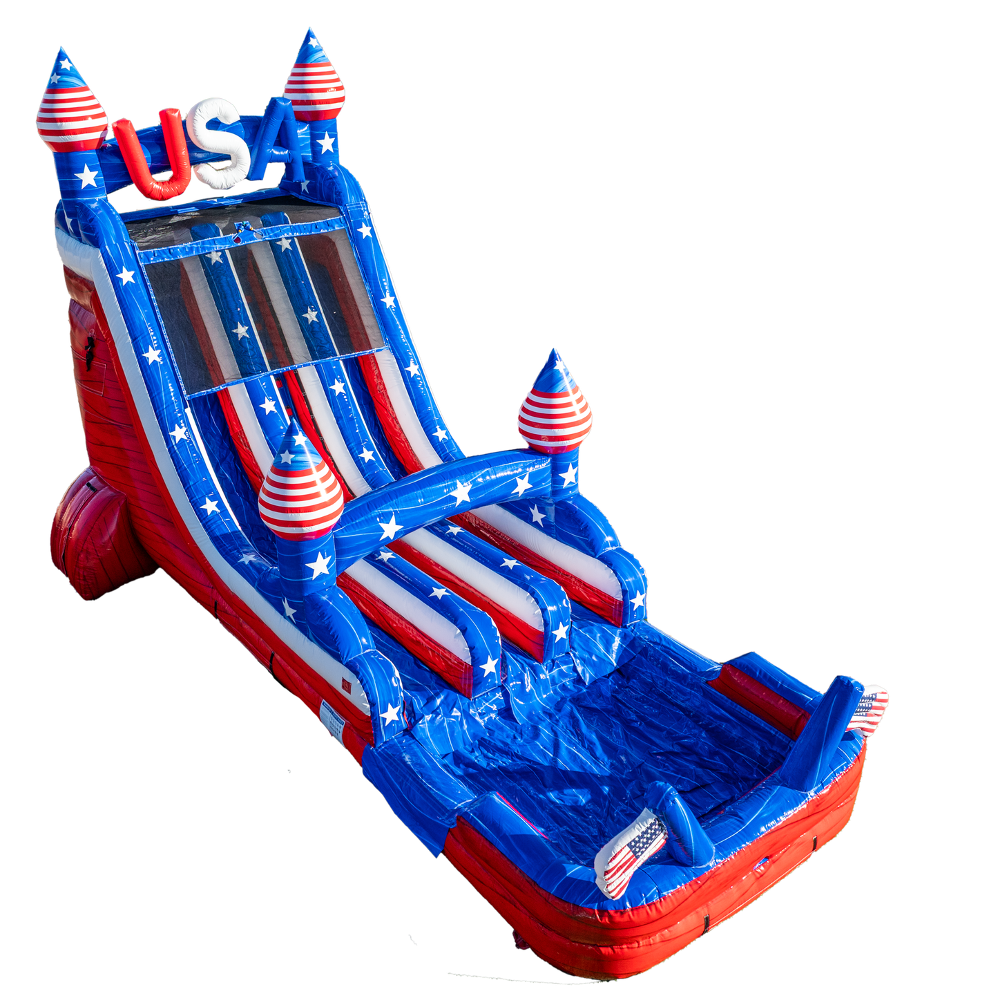 18FT USA Dual Lane Slide