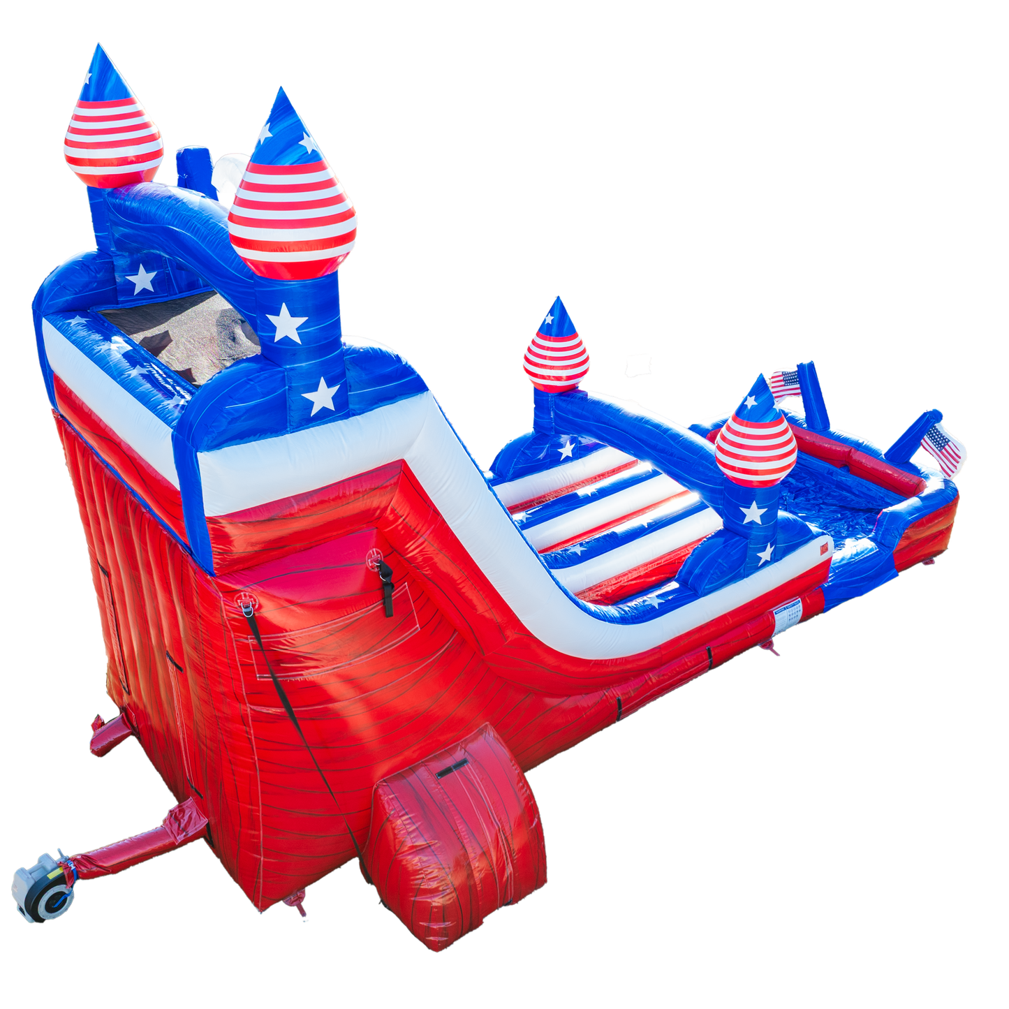 18FT USA Dual Lane Slide