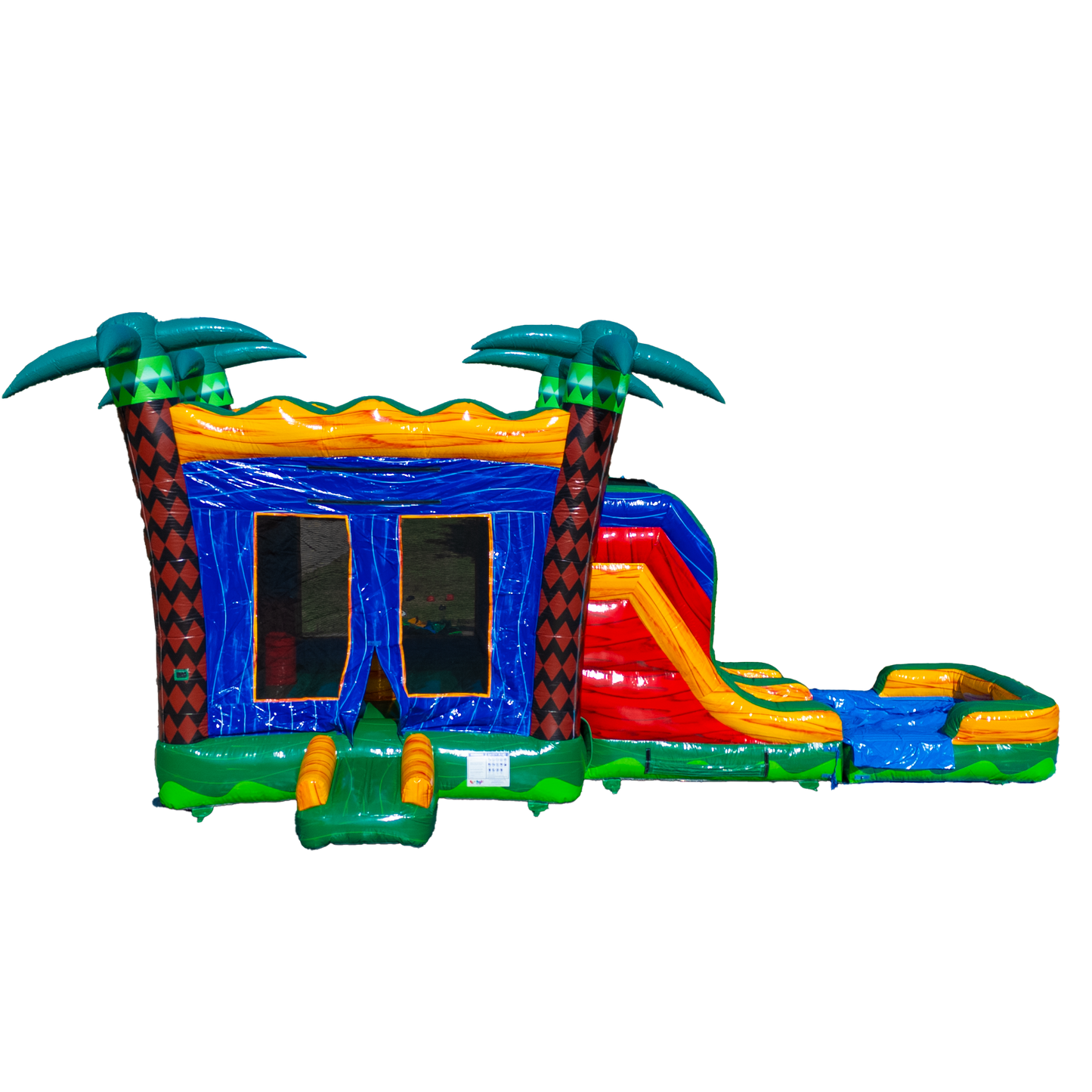 Blue Diamond Palms Combo bluediamondcombo-15 - Big and Bright Inflatables