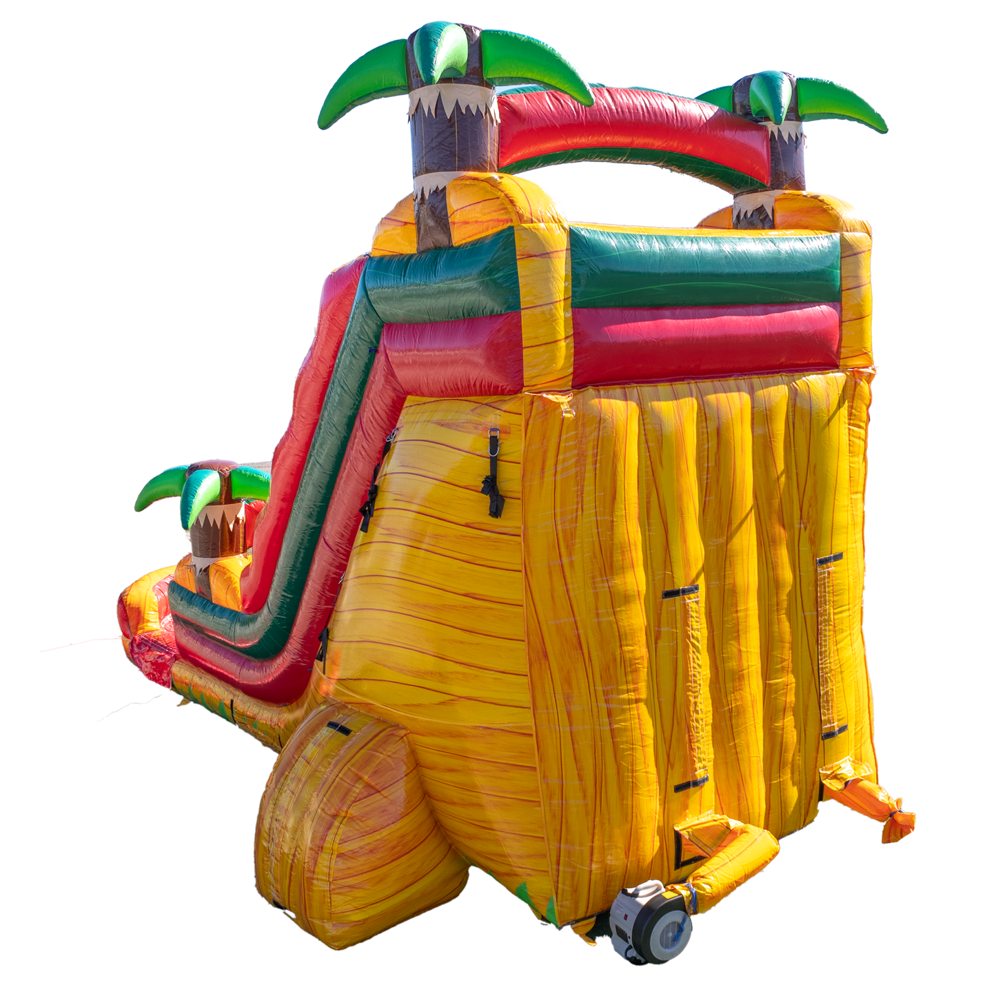 18Ft Orange Surge Single Lane Slide