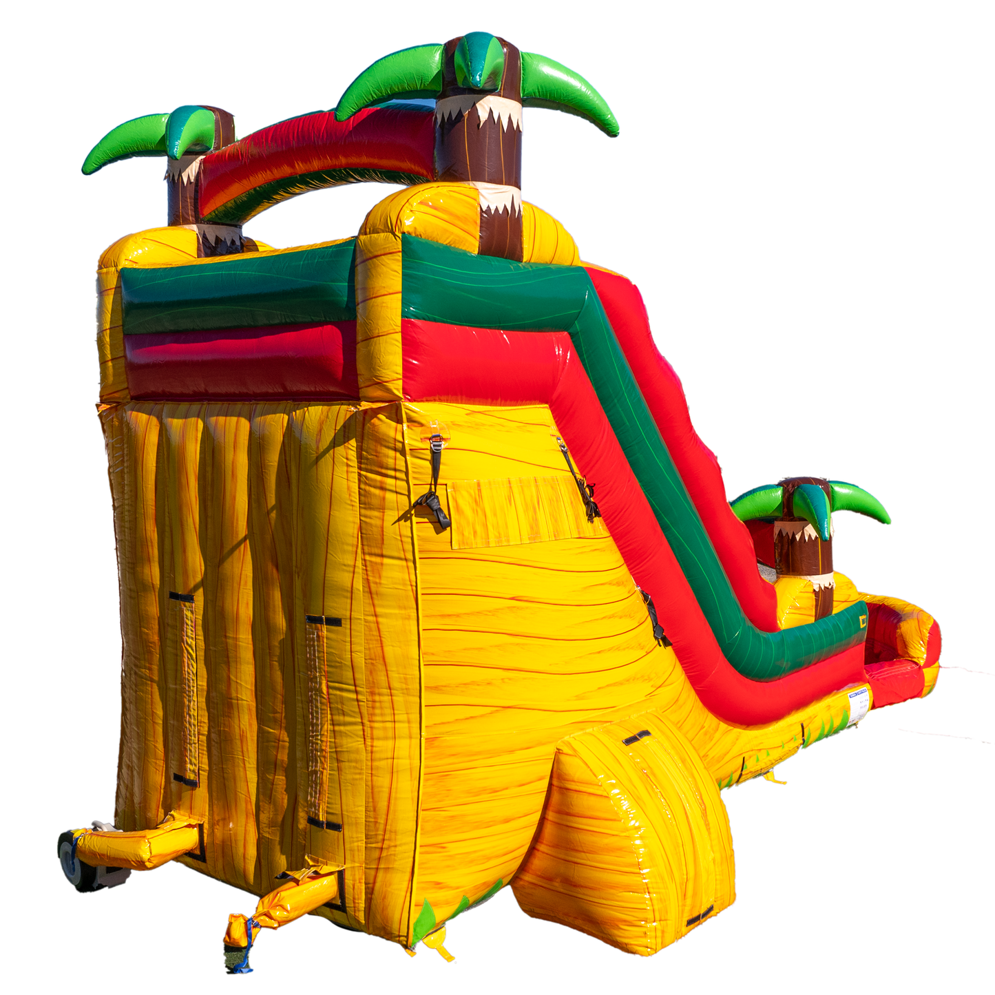 18Ft Orange Surge Single Lane Slide