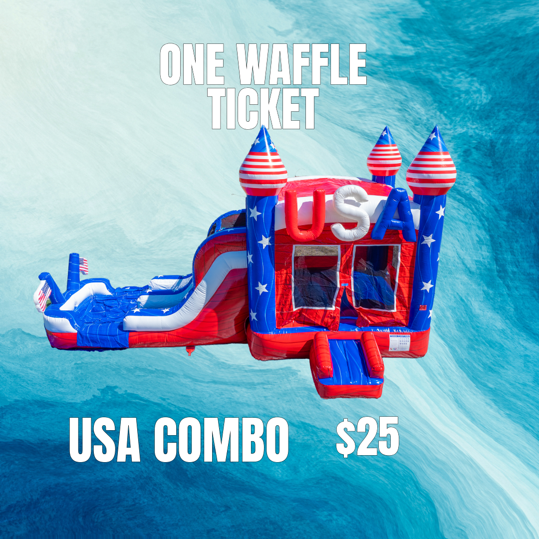 Waffle ticket for USA Combo