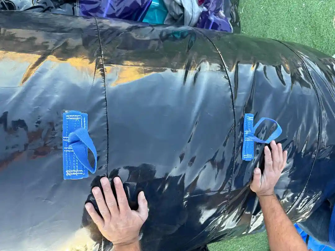 What are Built-In Rolling Handles?