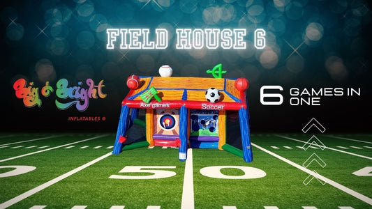 Introducing the Fieldhouse 6 in One Inflatable Game!