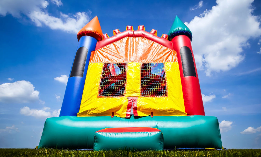What are Inflatable Bounce Houses and Waterslides Made of?