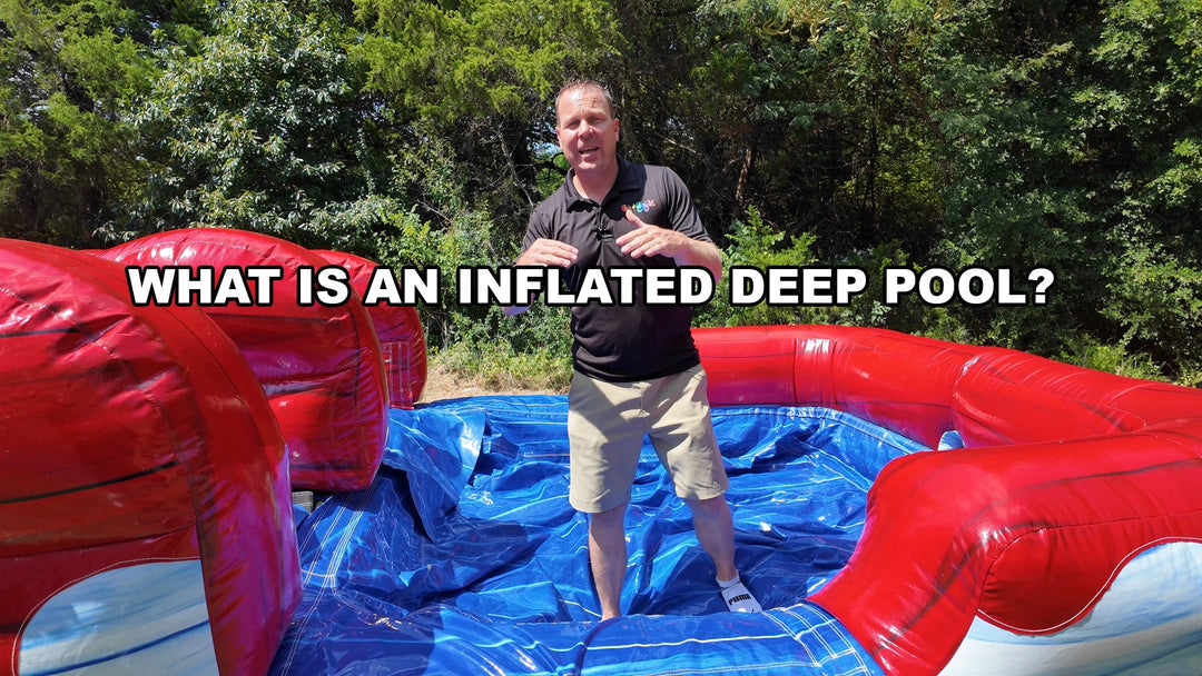 What is a deep inflated pool?