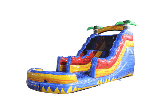 14' Tropical Slide 14-Tropical-Slide-My-Store-5147 - Big and Bright Inflatables