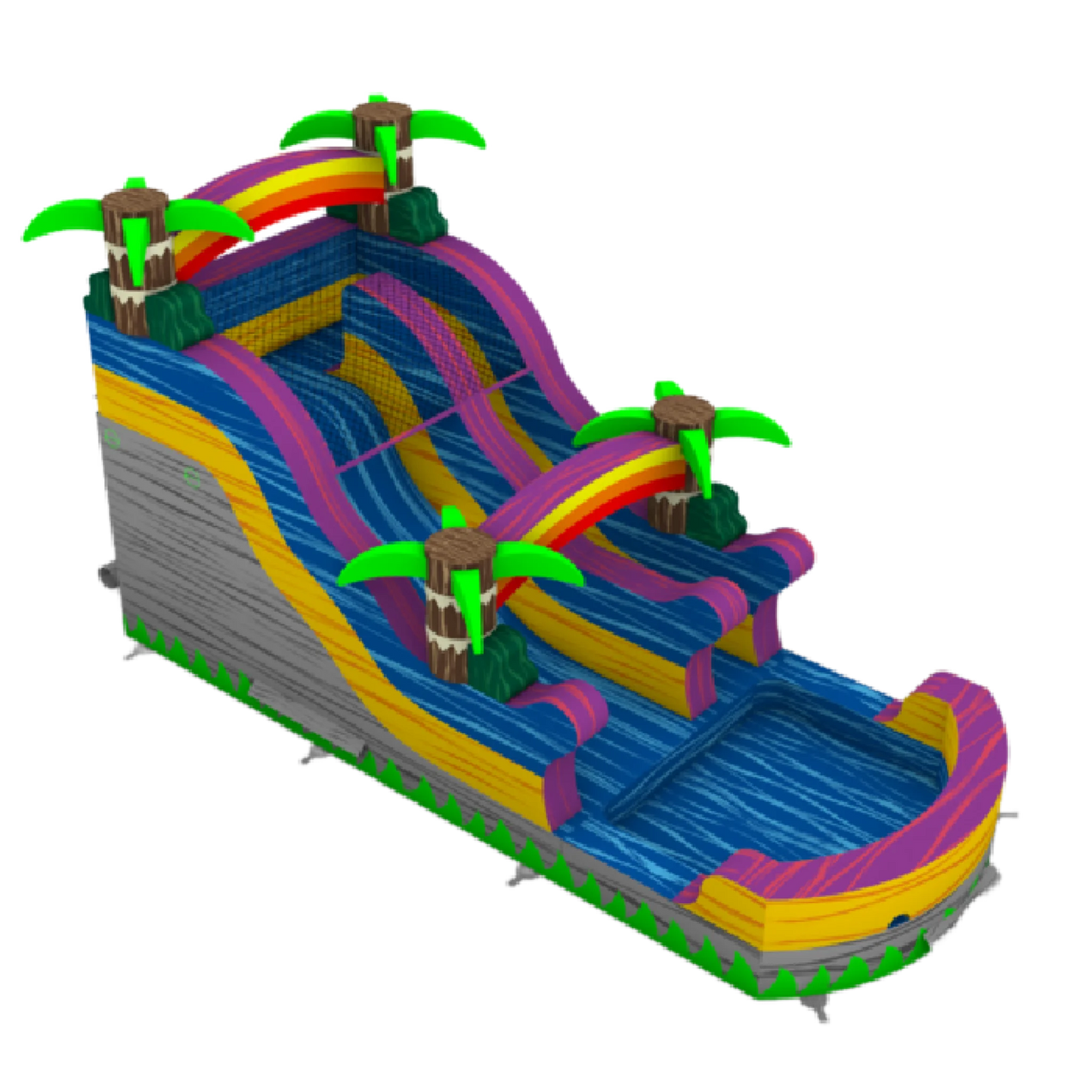 14' Rippling Rush Slide 22_BlueParadiseXL.jpeg700x700700x700700x700700x700700x700700x700 - Big and Bright Inflatables