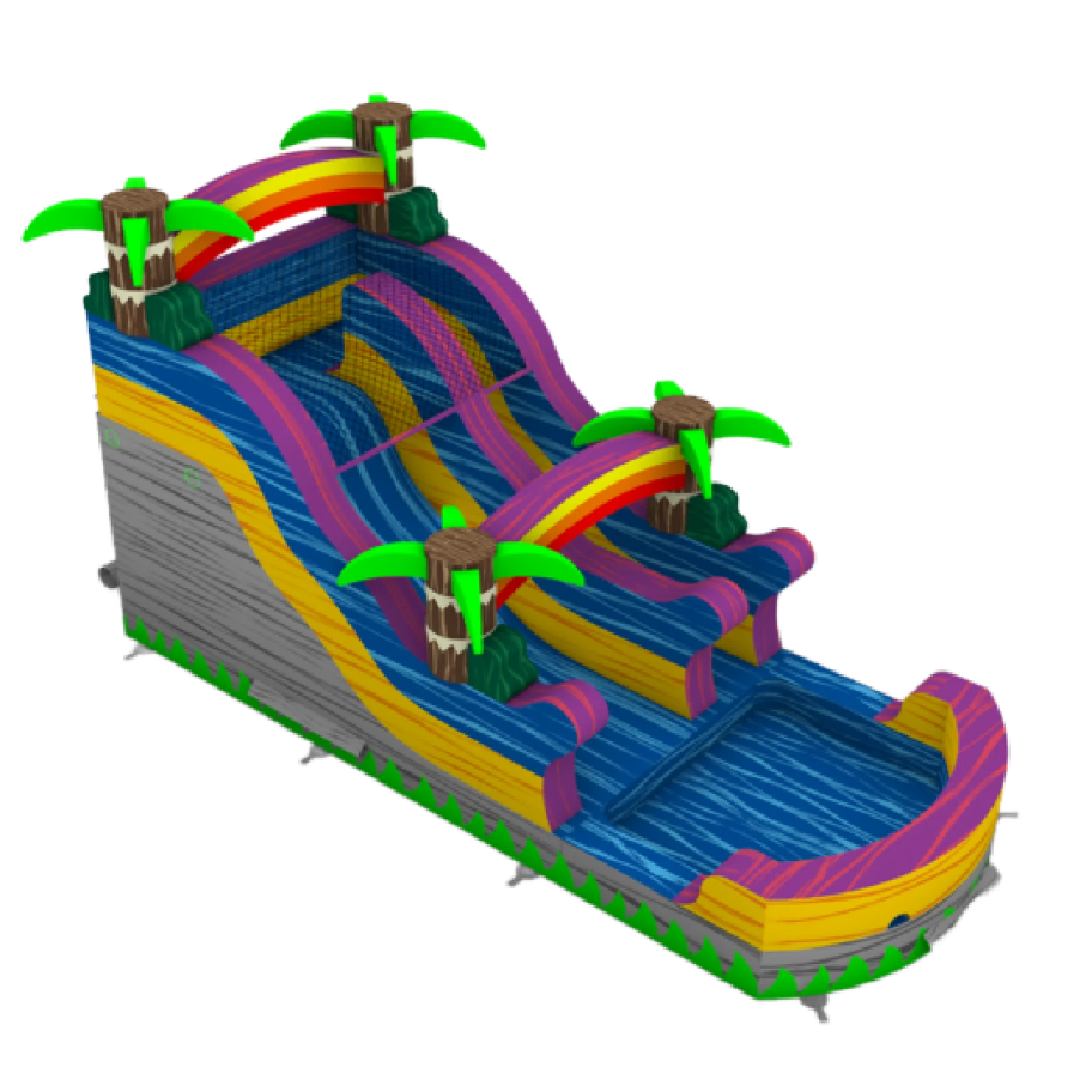 14' Rippling Rush Slide 22_BlueParadiseXL.jpeg700x700700x700700x700700x700700x700700x700 - Big and Bright Inflatables