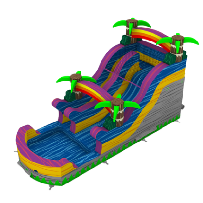 14' Rippling Rush Slide BOTHDOLLIEScopy2_1 - Big and Bright Inflatables