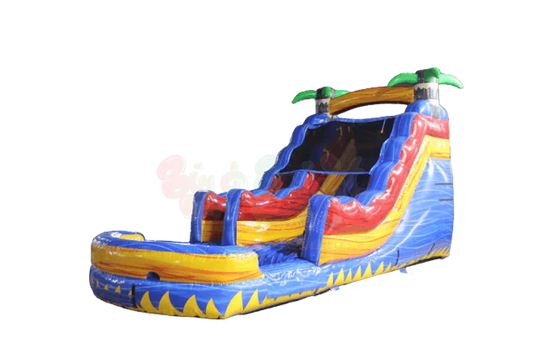 14' Tropical Slide 14-Tropical-Slide-My-Store-5147 - Big and Bright Inflatables