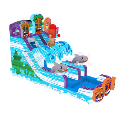 16' Tiki Tovi's Single Lane Slide 22_BlueParadiseXL.jpeg700x700700x700700x700_4 - Big and Bright Inflatables