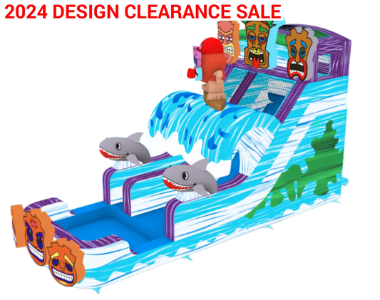 16' Tiki Tovi's Single Lane Slide 16_TikiTovi_sSingleLanePreorderPrice_2_895 - Big and Bright Inflatables