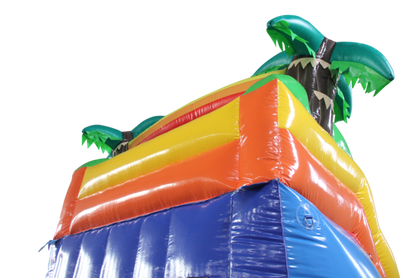 16' Tropical Palm Slide XL 16_TropicalPalmSlideXL-Back - Big and Bright Inflatables