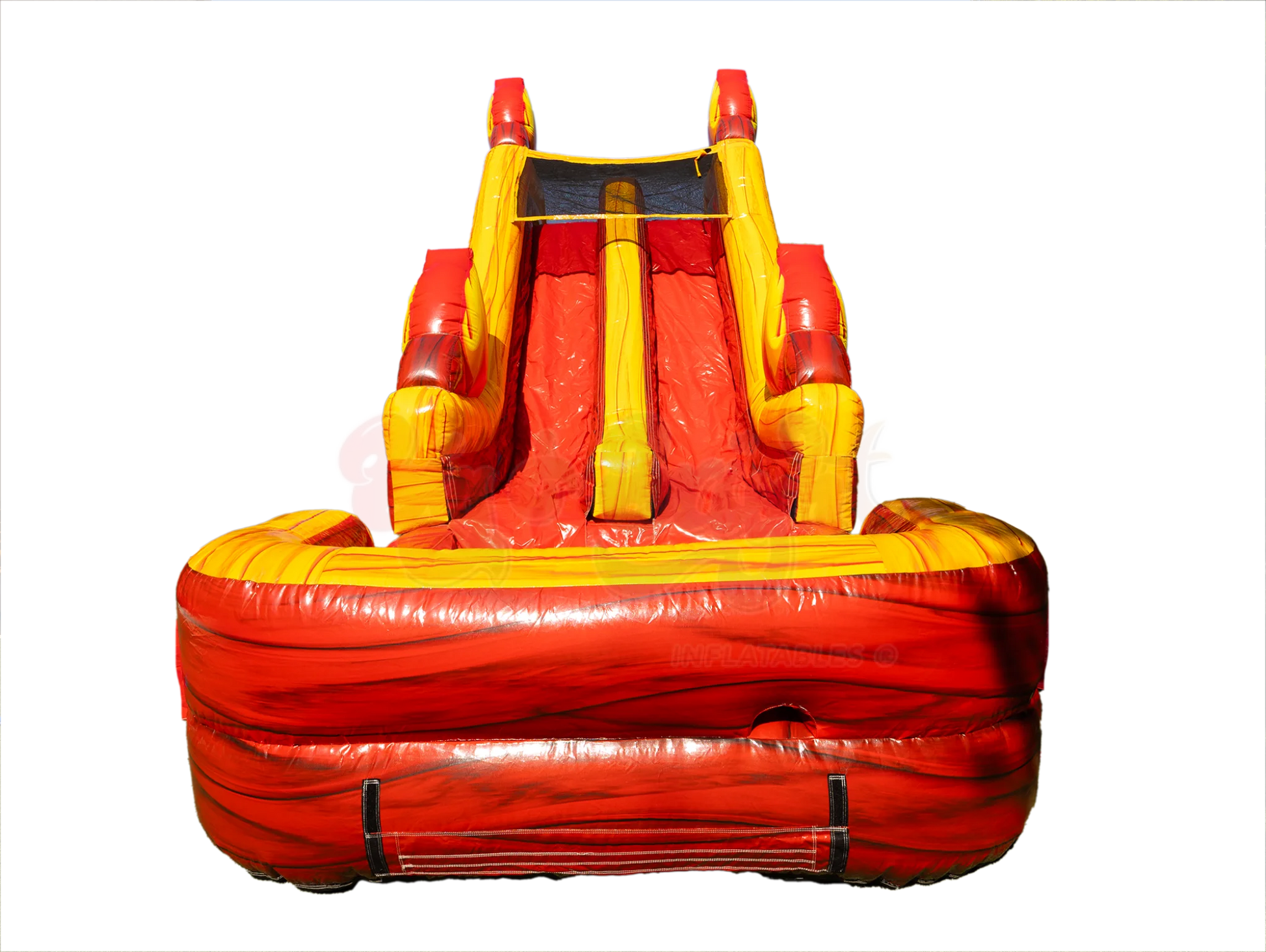 18' Tropical Inferno Obstacle Course C66A0556 - Big and Bright Inflatables