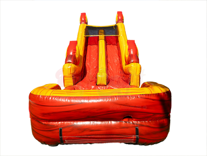 18' Tropical Inferno Obstacle Course C66A0556 - Big and Bright Inflatables