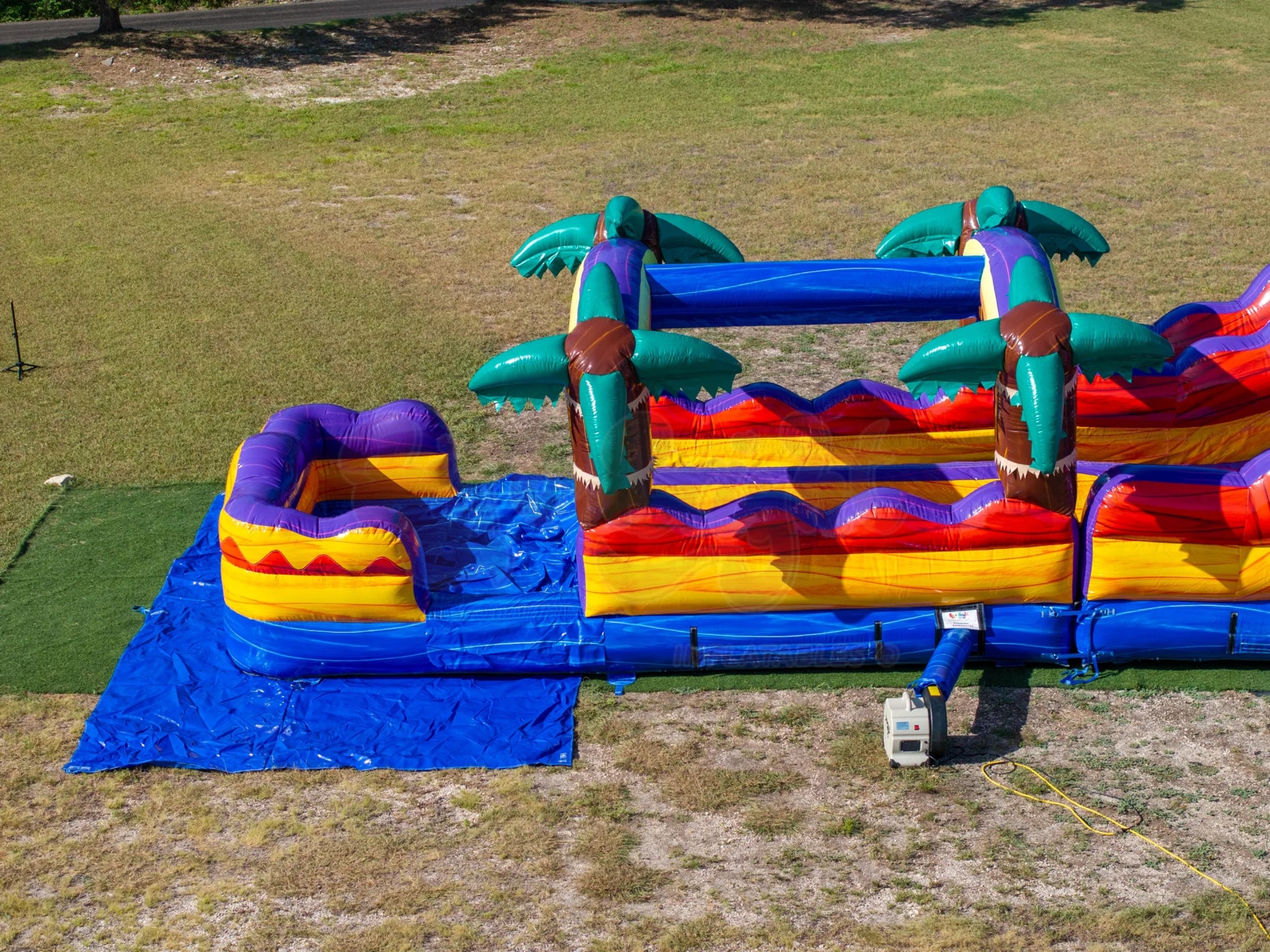 18Ft Mauna Lua Dual Lane W/ Slip N Slide