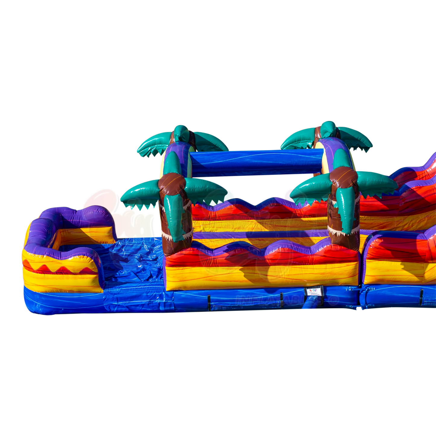 18Ft Mauna Lua Dual Lane Waterslide W/ Slip N Slide