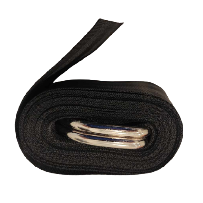 Black Double D-Ring Straps (14&