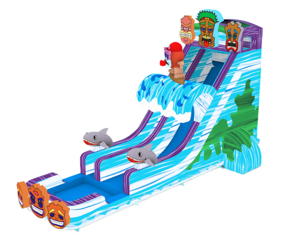 22' Tiki Tovi's Single Lane Slide 22_TikiTovi_sSingleLanePreorderPrice_3_795 - Big and Bright Inflatables