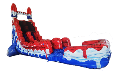 22Ft Red White And Cool Popsicle Slide