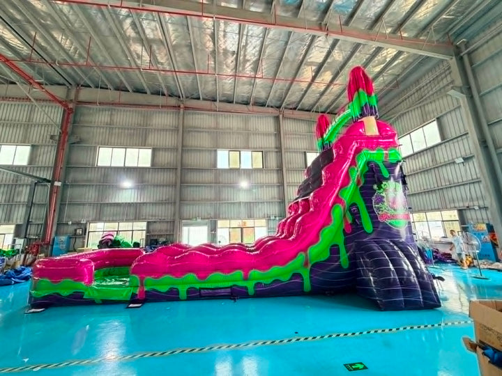 16FT Sour Splashdown Dual Lane Slide