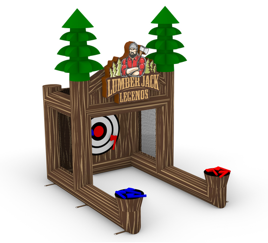 Lumberjack Legends Axe Throw Game (Single)