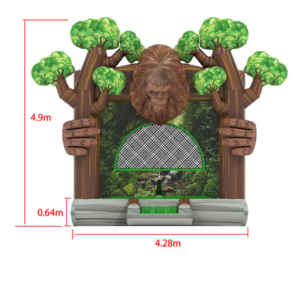 Bigfoot Bouncer BigFootBouncer_3D_Front - Big and Bright Inflatables